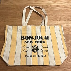 Bonjour New York Tote Bag